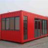 Buy cheap Swimming Pool Ready Made Shipping Container Homes 40 Feet Steel Structure Frame from wholesalers