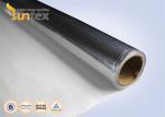 0.4mm Insulation Blanket Aluminum Foil Fiberglass Cloth 550C High Thermal Flange