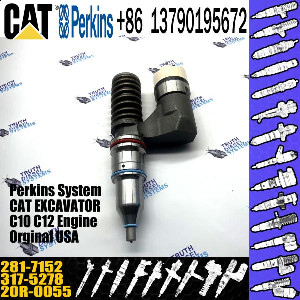 Buy cheap For Caterpillar Excavator C10 C12 Diesel Engine Fuel Injector 281-7152 INJECTOR 317-5278 20R0055 from wholesalers