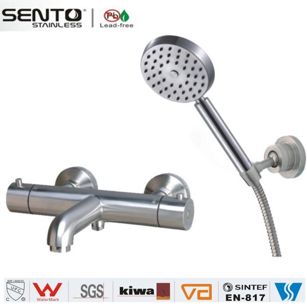 Buy cheap Bathroom thermostatic series wall mounted thermostatic shower faucet from wholesalers