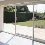 Exterior Aluminum Sliding Doors With Large Glass View And 70mm Window Frame