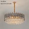 Buy cheap Modern chandelier for living room round bedroom Smoky grey postmodern chandelier(WH-CY-201) from wholesalers