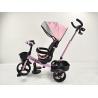 Buy cheap Red 3-Wheel Child Tricycle With Steel Handlebar And Plastic Seat Baby Carriage from wholesalers
