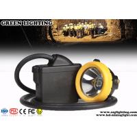 Buy cheap 18000 Lux Coal Miners Headlamp , 7800mA Safety Waterproof Cap Lamp For Mining product