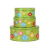Buy cheap Large Metal Cookie Tin Vintage Tin Boxes for Cookies Wholesale Round Tin Containers with Lids from wholesalers