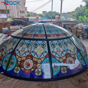 Buy cheap Art Gothic Cathedral Stained Glass Windows Custom Pattern Church Stained Glass from wholesalers