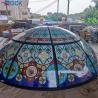 Buy cheap Hotel Mall Gothic Church Stained Glass Dome Ceiling Customized from wholesalers