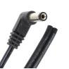 Buy cheap 90 Degree Right Angle DC Barrel Jack 2.1x5.5mm Male Female to Free End Open Pigtail DC Power Cable from wholesalers
