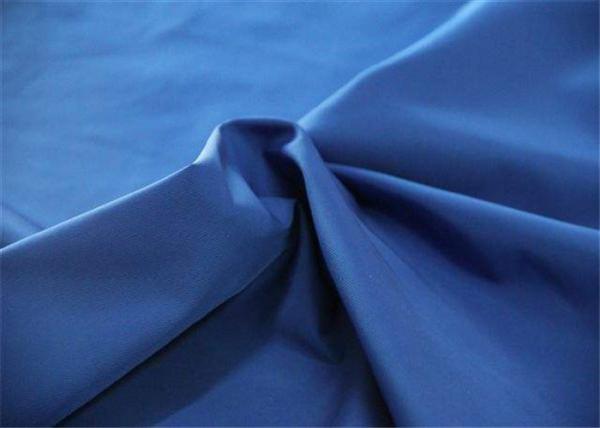 Buy cheap Blue 100 Percent Polyester Fabric , 190T 63 * 63D Polyester Blend Fabric from wholesalers