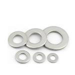ISO Standard Stainless Steel Flat Washers with Zinc Finish 5mm Thickness M8 M3