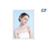 Buy cheap Stainless Steel Wire Hanging LED Light Box With Double Sided Silver Snap Open Frame from wholesalers