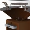 Buy cheap Customizable BBQ Grill With Removable Ash Catcher Wood/Charcoal Fuel Rust Proof Corten Steel Body from wholesalers