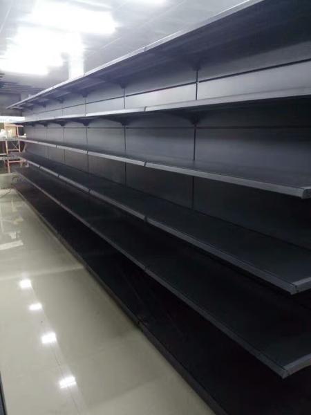 Metal Gondola Commercial Boutique Supermarket Display Shelving / Pharmacy