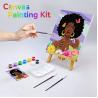 Buy cheap African American Women Flowers Pre Drawn Canvas Paint Kit Art Set Custom Size from wholesalers