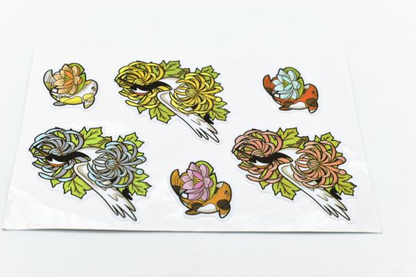 Buy cheap UV resistant cartoon Daisy PVC Vinyl Stickers from wholesalers