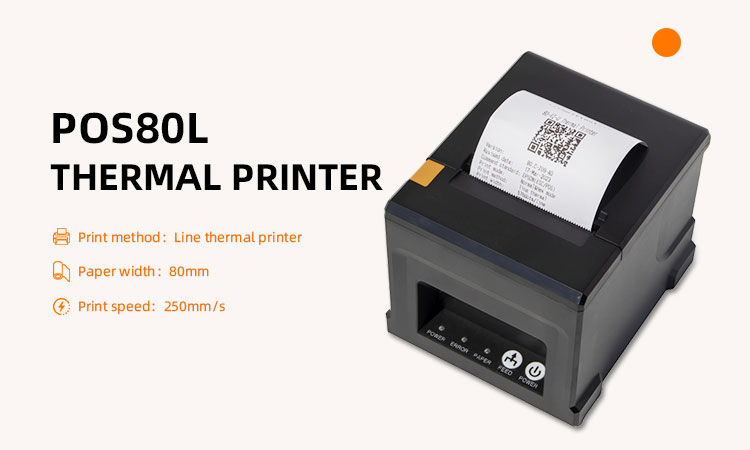NO SDK Required 80mm Thermal Barcode Receipt Printer for Fast and Accurate Printing