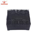 PN 92911001 Auto Cutter Parts 1.6" Black Square Foot Bristle