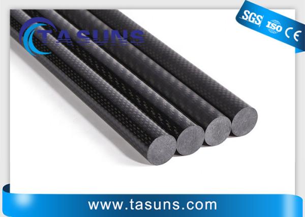 Buy cheap T300 Pultruded Carbon Fiber Rod With Dupont Delrin Or Screws from wholesalers