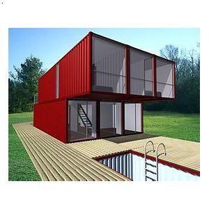 Buy cheap Vacation Prefabricated Container House , Red Color Shipping Container Buildings from wholesalers