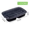 Buy cheap New design disposable PP 3 compartment food container with sauce dish from wholesalers