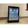 Buy cheap Single Door Hinged Commercial Bar Fridge Black Beer Display Chiller from wholesalers