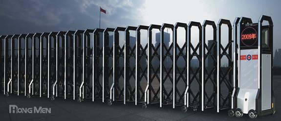 Buy cheap Railless Alluminum Alloy Building Auto Folding Gates With Anti-Climb Photo Cell from wholesalers