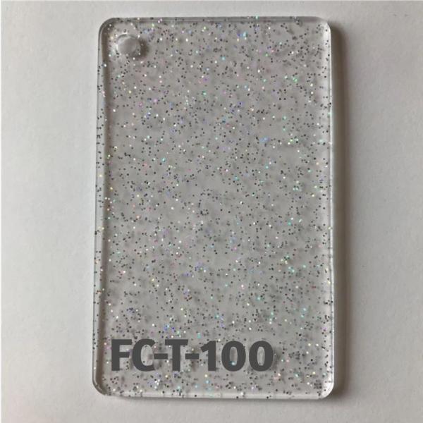 Buy cheap 1050mm × 1860mm Glitter Acrylic Sheets Cast Transparent Plexiglass Acrylic Plastic Sheets 4x8 from wholesalers