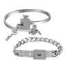 Buy cheap Personalized Stainless Steel Jewelry Key Lock Couples Fashion Bracelet from wholesalers