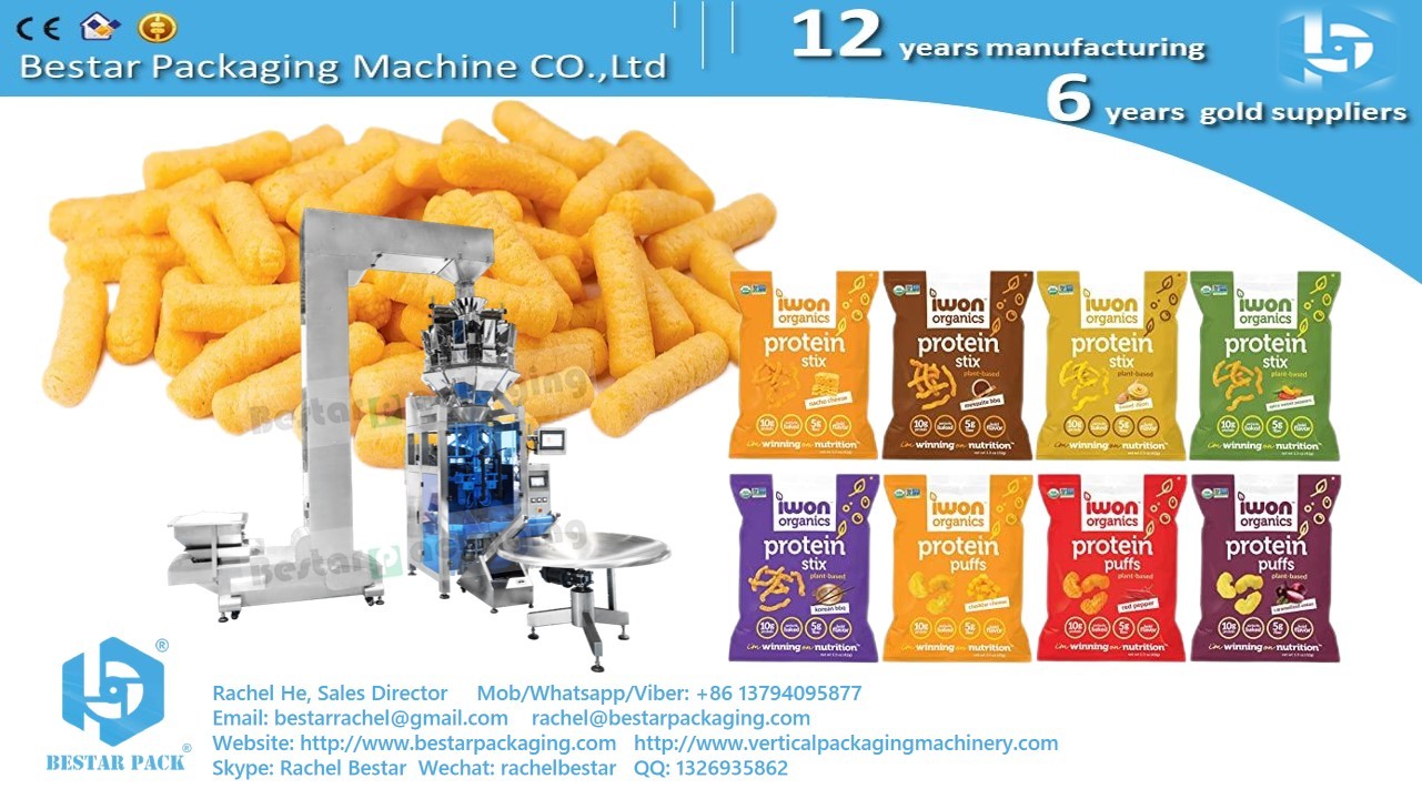 How to make snack pouch, Bestar 2023 Hot selling packaging machine BSTV-550AZ