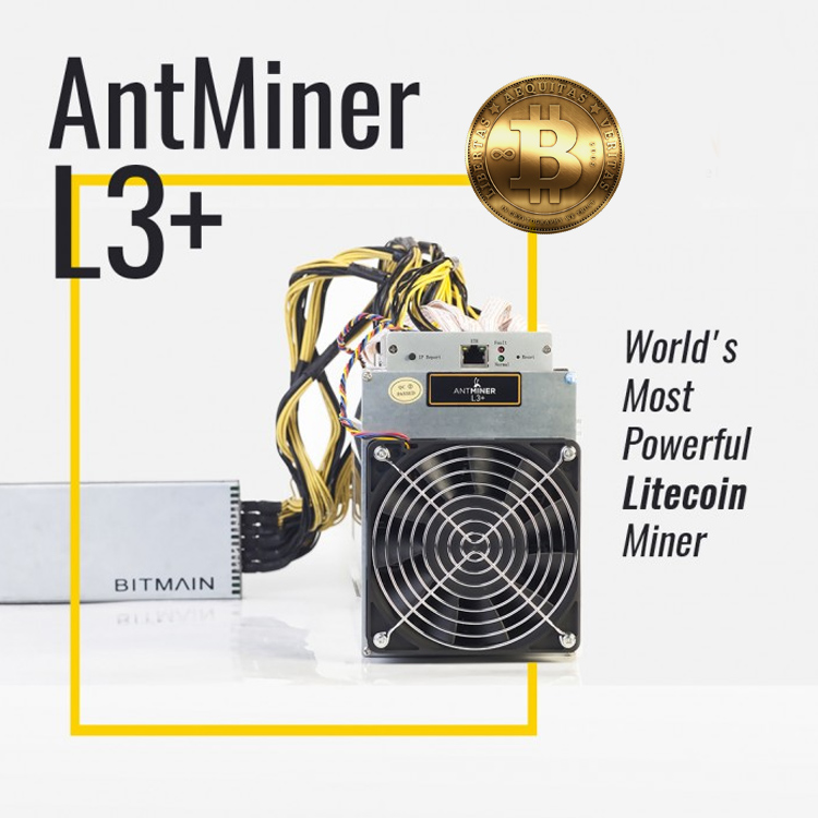 LTC Bitmain Antminer L3++ 580MH/S 942W Second Hand Asic Mining Machine