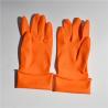 Buy cheap Waterproof Oil Resistance Kitchen Rubber Gloves cotton flocklined Rubber Gloves from wholesalers