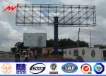 Single Sided Outdoor Steel LED Advertising Board Display 12M-30M Height