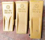 PC200 Excavator Rock Teeth Forged Casting 205-70-19570 For Construction Works