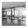 Buy cheap Stainless Steel Aluminium Glass Partition Wall Foldable Movable Office Dividers from wholesalers