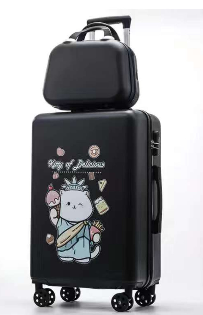 Wholesale Cartoon Pull Rod Box Universal Wheel 20 "Boarding Box Boy Girl Travel Box