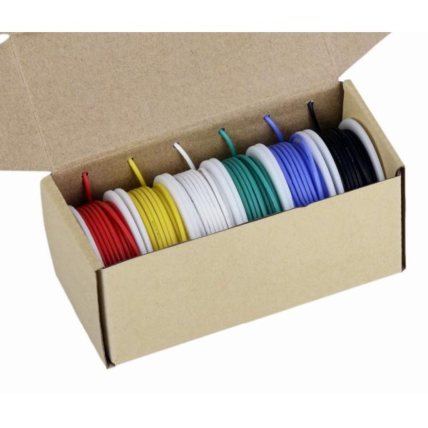Hook Up Flexible ISO9001 24 Gauge Electrical Wire Kit 300V High efficiency