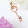 Buy cheap 18K Rose Gold White Gold Yellow Gold Key Pendant with Diamonds (GDN014) from wholesalers