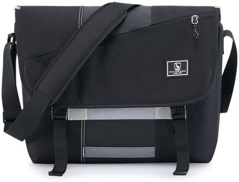 15.6 INCH LAPTOP CROSSBODY BAGS WOMEN CASUAL SATCHEL SHOULDER BAG COLLEGE TRAVEL