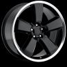 Buy cheap Silver Black 1111 Dodge Replica Wheels 22x9 22 Inch Dodge Charger Replica Rims from wholesalers