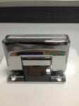 bevel circinate 90 degree double side glass clamp stainless steel glass door