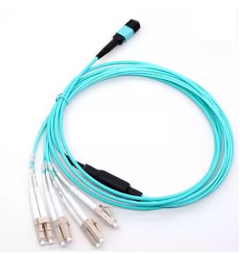 Buy cheap 12 Cores Om3 MPO - LC UPC MM Fiber Optic Patch Cord Optical from wholesalers
