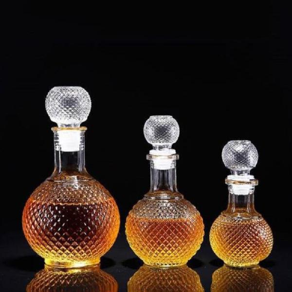 Buy cheap 8.8oz Small Liquor Hibiki Crystal Glass Bottles Creative Miniature from wholesalers