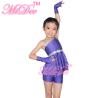 Buy cheap Diagonal Neck Kids Dance Costumes Pink Blue Red Confetti Spandex Outfits from wholesalers