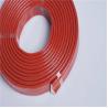 Buy cheap High Temperature Protection Glass Fiber Braided with Silicone Rubber Coated from wholesalers
