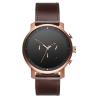 Buy cheap Brand your logo wine red leather strap odm watches chronograph from wholesalers