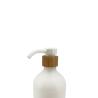 Buy cheap Plastic 500ml Lotion Dispenser Bottle White Matte Round Tube Spiral Lotion Bottle from wholesalers
