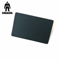 Buy cheap KingKong Luxury Silicon Black Steel Business Cards Matte Finished Exceptional product