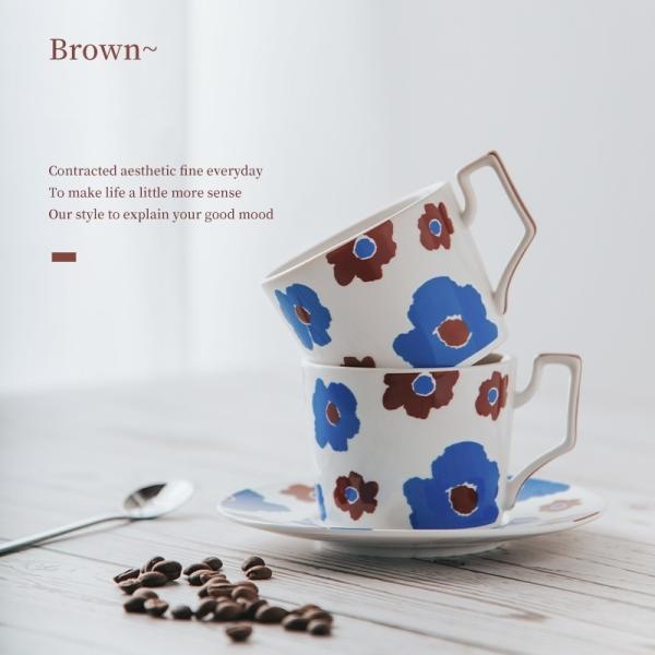 Buy cheap Business Gifts Nordic Cup And Saucer Coffee Tea Cup Mug Ceramic Decal Porcelain Set from wholesalers