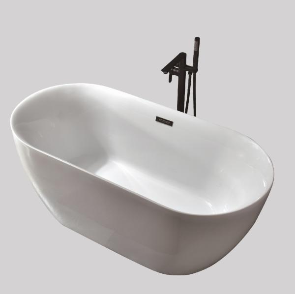 Buy cheap Acrylic Bathtub Modern Design Freestanding Bath Tub White Free Standing Alone Soaking whirlpool Tub from wholesalers