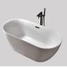 Buy cheap Acrylic Bathtub Modern Design Freestanding Bath Tub White Free Standing Alone Soaking whirlpool Tub from wholesalers